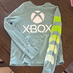 Kids Long Sleeve Shirt - Blue and Green